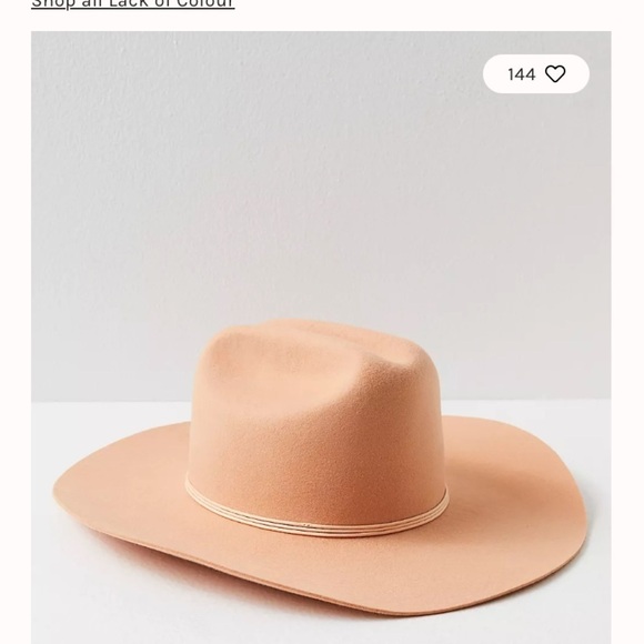 Free people lack of color the ridge felt hat new size small